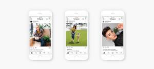 Trois smartphones sur un fond blanc