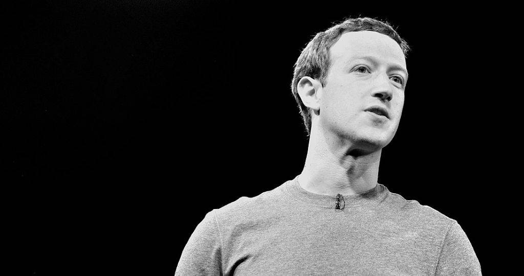 Portrait de Mark Zuckerberg, PDG du groupe Faceboook