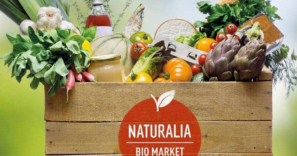 Un panier de produits Naturalia