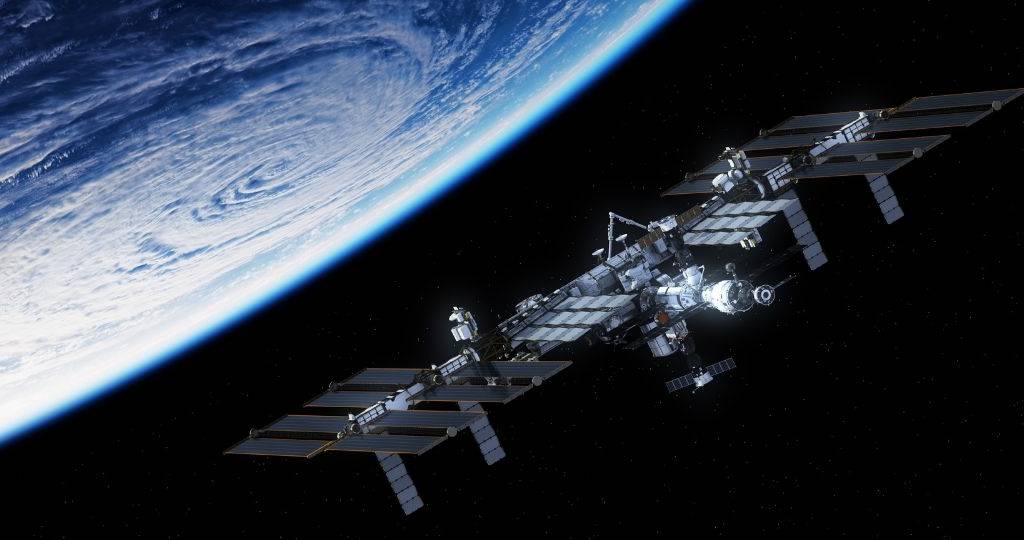 Ilustration 3D de la Station spaciale Internationale de la NASA