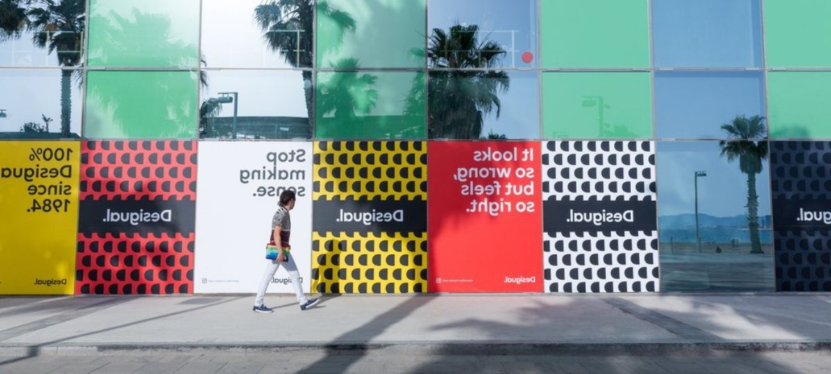 Desigual redéfinit son image de marque Une campagne street-marketing présentant la nouvelle identité de marque de l'entreprise Desigual