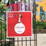 Affiche d'entrée de l'escape game Coca-Cola France