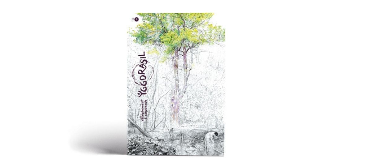 Yggdrasil le dernier magazine avant la fin du monde est disponible Couverture du magazine 100% durable Yggdrasil
