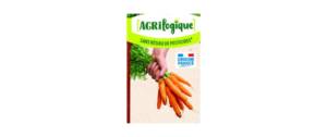 Visuel d'un sachet de carotte sans résidus de pesticides issue de la démarche Agrologique du groupe Agrial