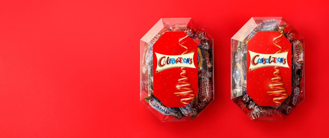 Celebrations et CLM BBDO lancent les chocolats Consolations Boite de chocolats Celebrations