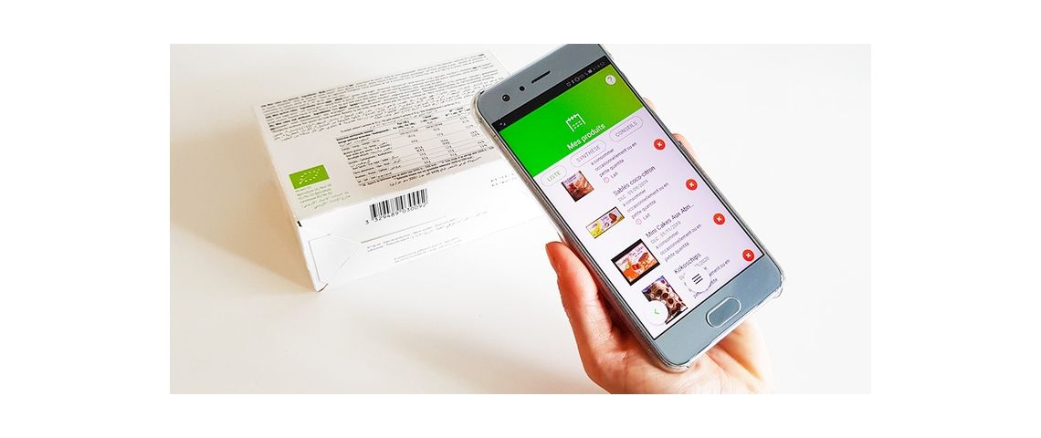 Green Code, la première application de gestion automatisée de la DLC Visuel d'un téléphone portable