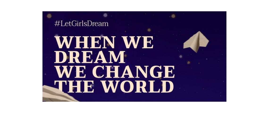 Visuel du slogan du mouvement Chime for Change de Gucci