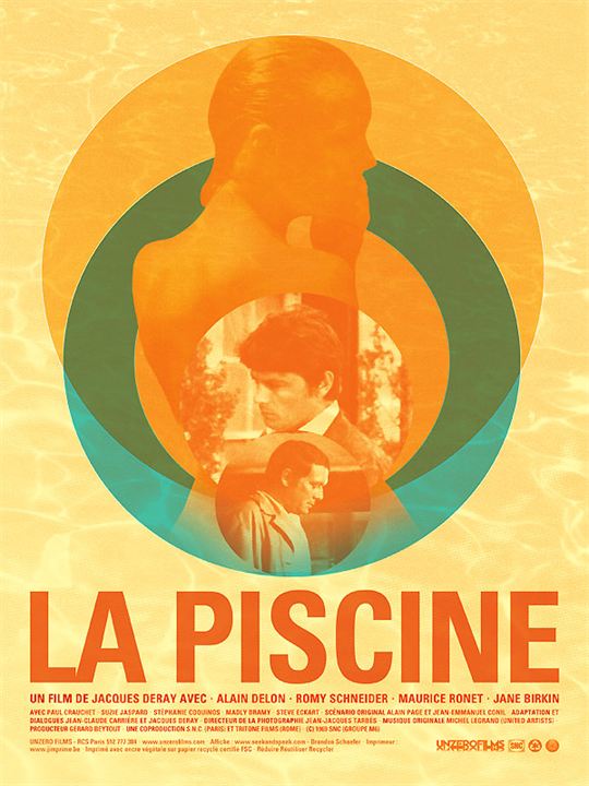 Affiche du film La piscine