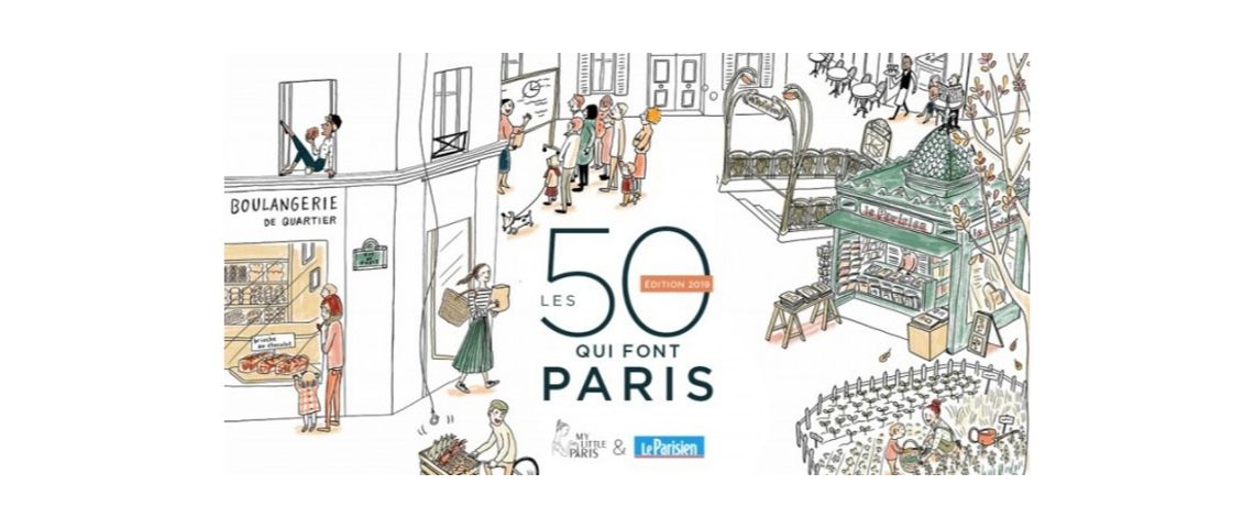 Logo de l'opération : les 50 qui font Paris