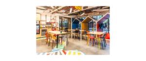 Photo d'un espace de l'espace co-working d'anticafé