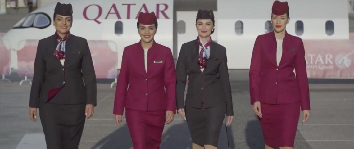 4 hôtesses de l'air
