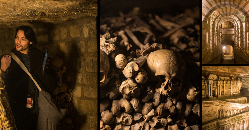 photo des catacombes de Paris