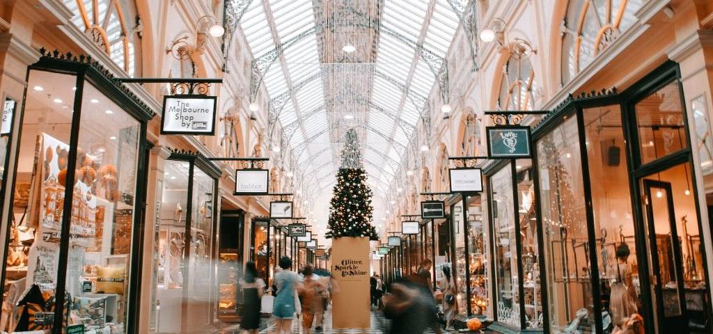 Visuel d'une galerie marchande