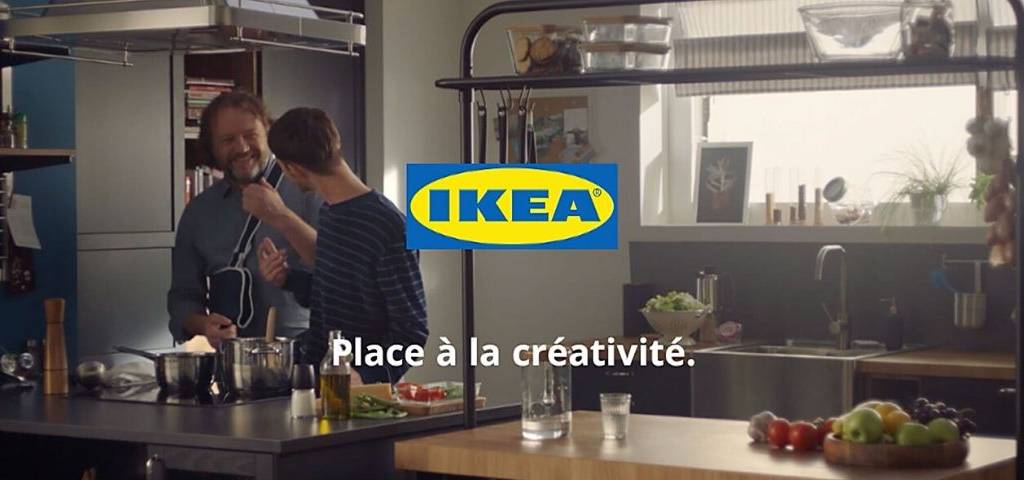 Capture 'écran de la publicité  - Cuisiner nous rapproche - 