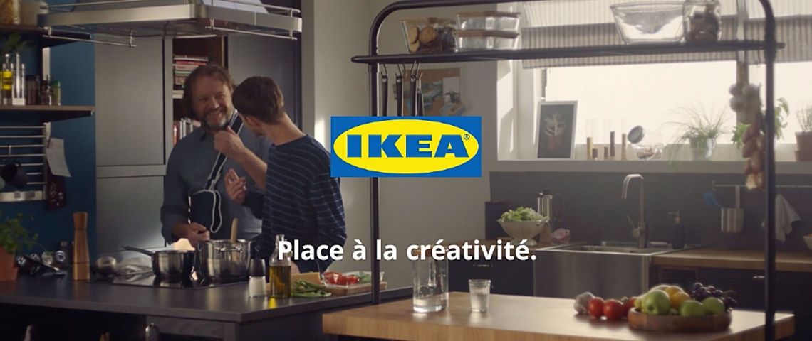 La dernière campagne Ikéa est signée par Buzzman - Cuisiner nous rapproche Capture 'écran de la publicité - Cuisiner nous rapproche -