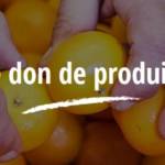 Visuel avec l'inscrption le don de produits