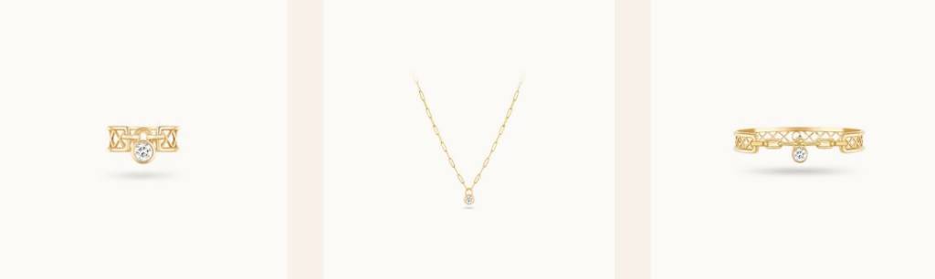Bijoux, bagues et collier
