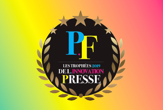 Logo trophée de l'innovation de la presse 2019