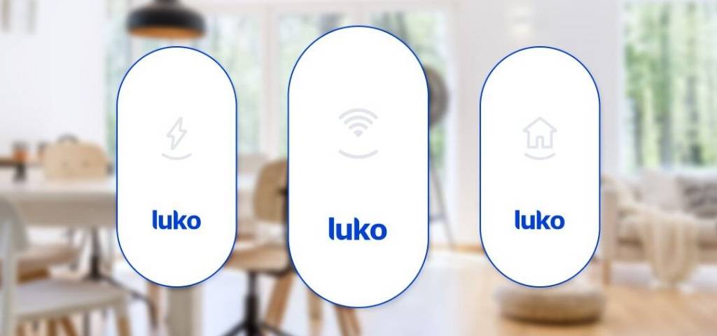 Iconographie de Luko sur les différents types d'assurances proposées