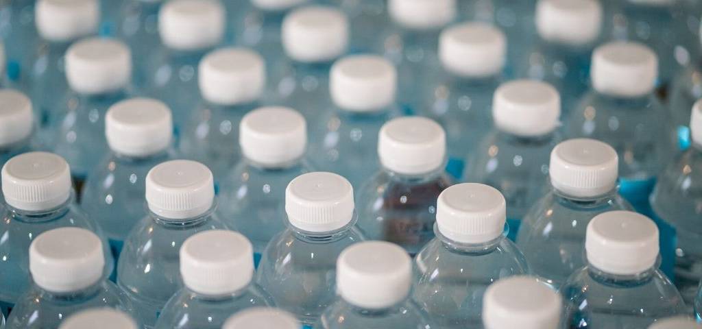 Bouchons de bouteille d'eau