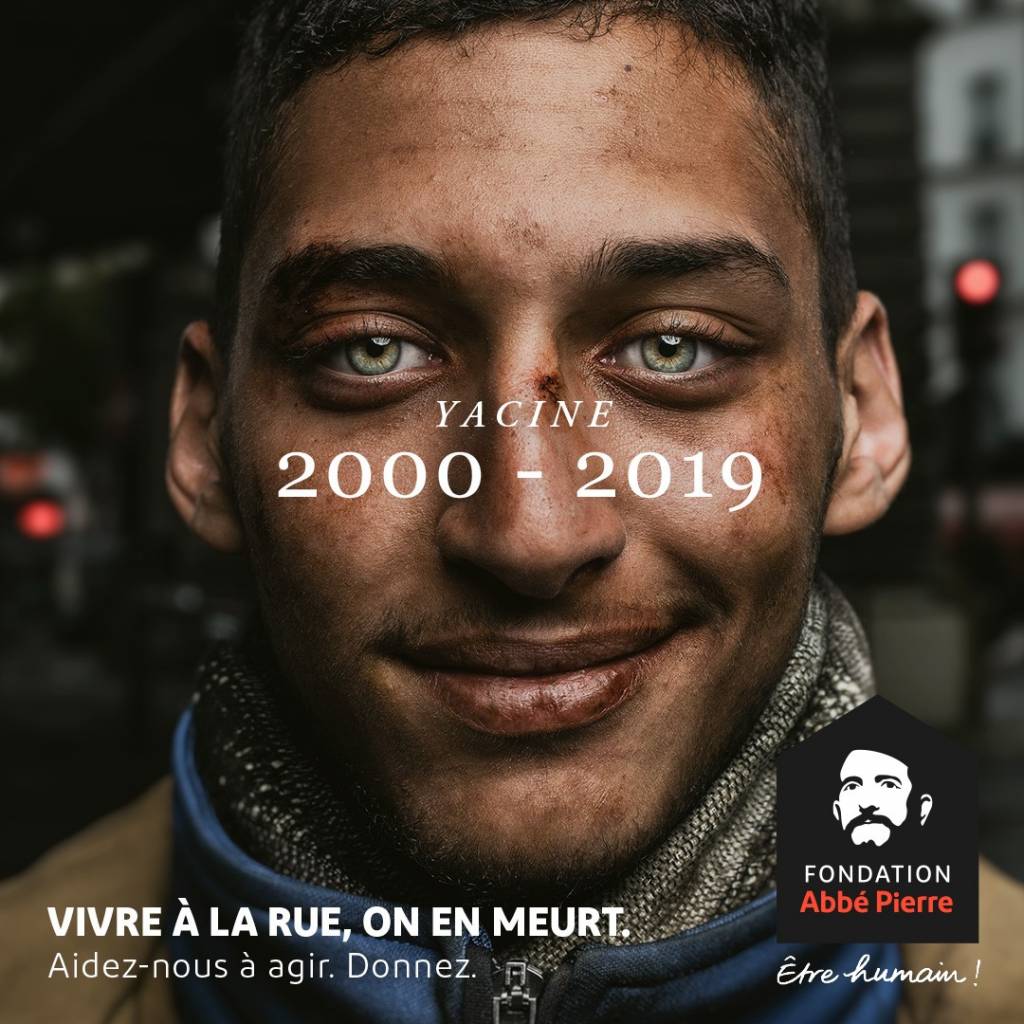 Photo d'un jeune homme avec sa date de naissance et date de mort