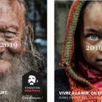 Photo d'un homme et d'une enfant avec leur date de naissance et date de mort