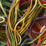 fils de cotons colorés