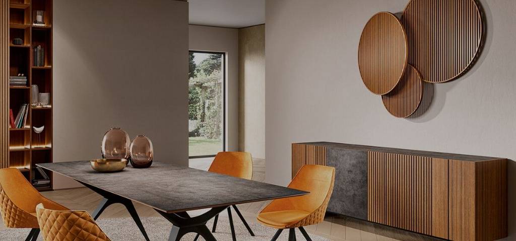 Visue d'un salon aménagé par Mobilier de France