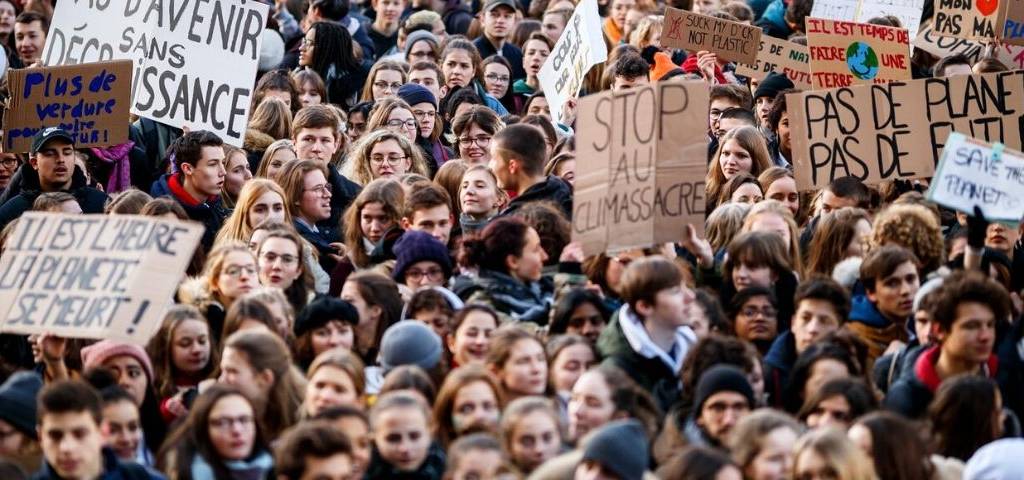 Manifestation de jeunes