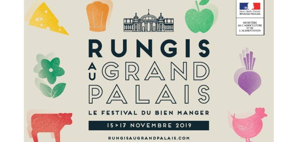 Affiche du Festival Bien Manger qui aura lieu au Grand Palais