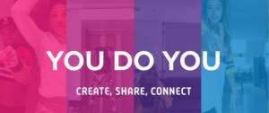 Capture d'écran de la page d'accueil de Triller, avec le slogan : You do You - Create, share, connect