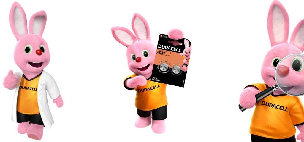 Lapin mascotte de Duracell