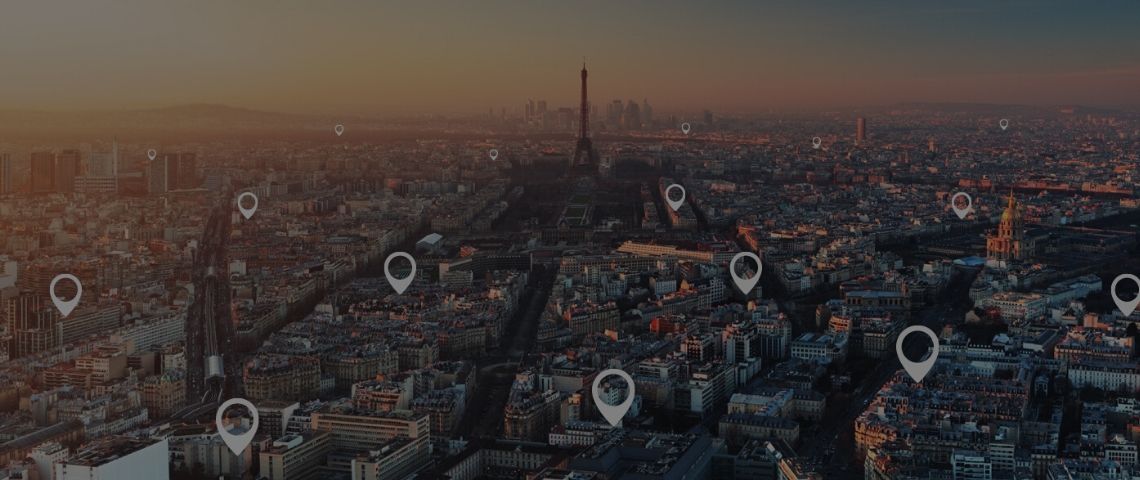 Evermaps lève 5 millions d’euros pour accélérer sa croissance en Europe Ville avec point de géolocalisation