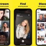 Cature d'écran de l'application Yubo