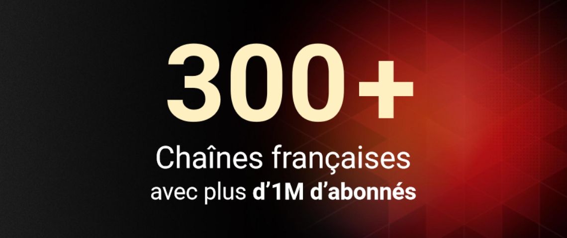 Présentation des chiffres d’audience YouTube de Médiamétrie pour l'année 2019 plus de 300 chaînes You Tube françaises avec plus d'un million d'abonnés