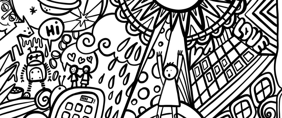 MuchRoom est une application mobile qui va produire des bandes dessinées du monde entier Bande dessinée en noir et blanc