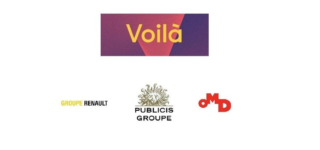 Logo de la nouevlel plateforme et des 3 groupes