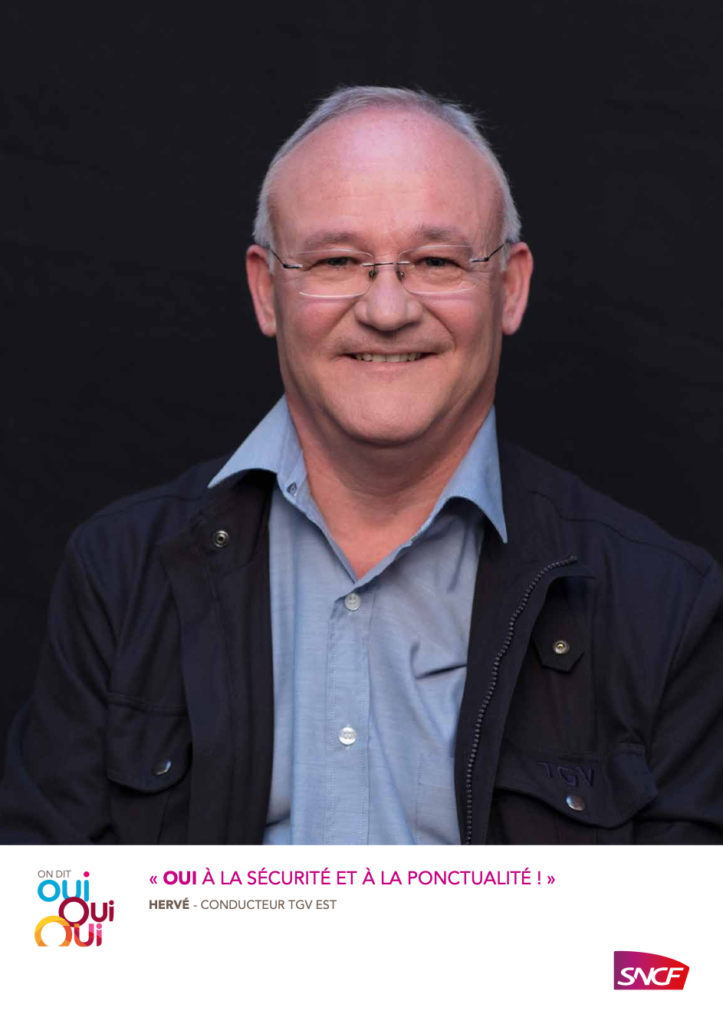 Hervé conducteur TGV Est SNCF