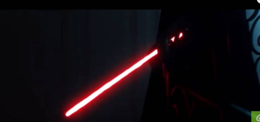 Zoom sur un sabre laser