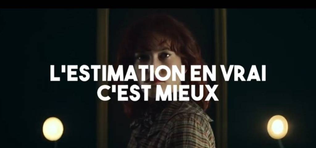 Capture d'écran de la campagne de Guy Hoquet : l'estimation en vrai c'est mieux