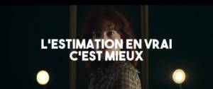Capture d'écran de la campagne de Guy Hoquet : l'estimation en vrai c'est mieux