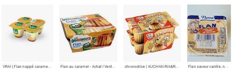 Recherche google images sur les flans au caramel