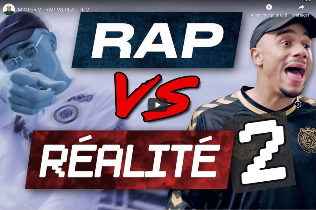 Capture écran Video Mister V Rap VS réalité
