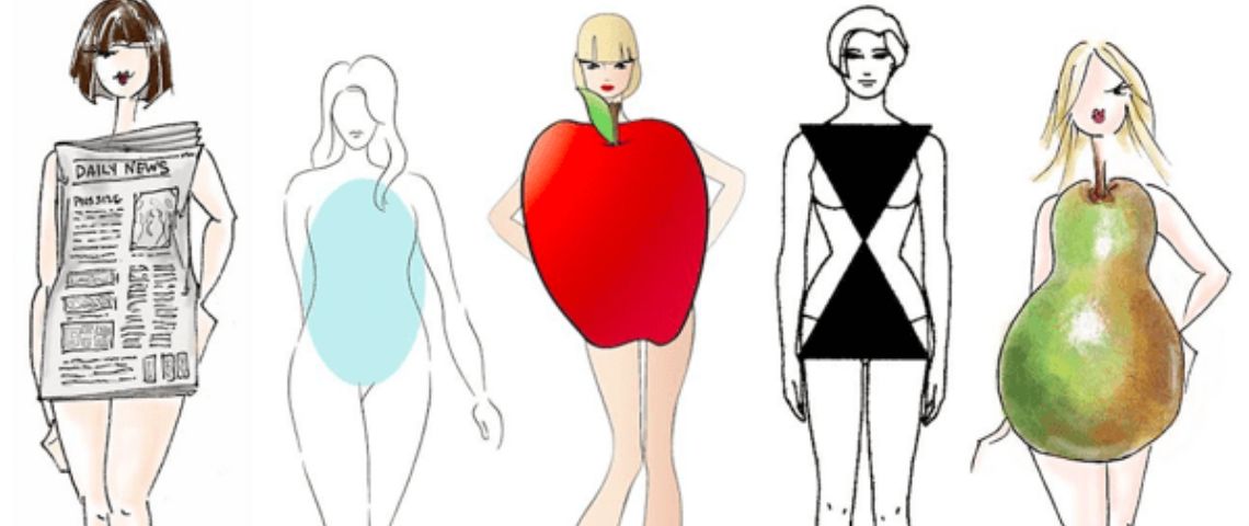Asos teste un outil de réalité augmentée pour visualiser un vêtement sur différentes morphologies Visuel avec les différents types de morphologies