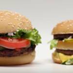 A gauche un Whopper et à droite un Big Mac