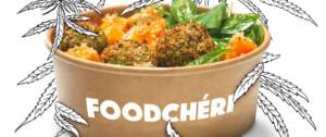 Captuire d'écran de la campagne Foodcheri, montrant un plat