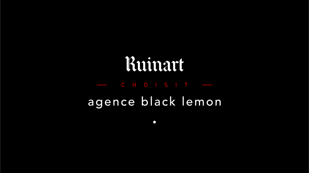 Logo Black Lemon et Ruinart