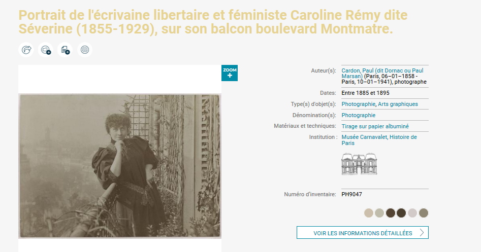Capture d'écran du site