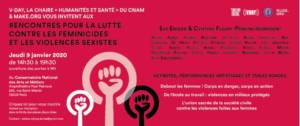 Invitation pour les « Les Rencontres pour la lutte contre les Féminicides et les Violences Sexistes »