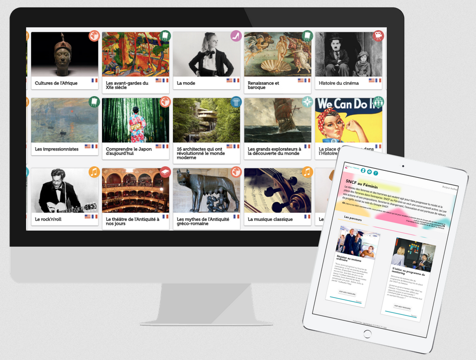 Capture d'écran du site Artips